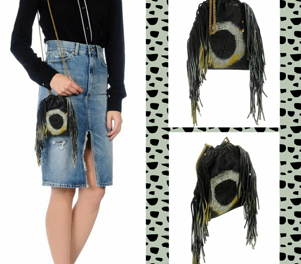 🎉HP🎉 Vintage Jerome Dreyfuss Crossbody Fringe Bag - Picture 2 of 2